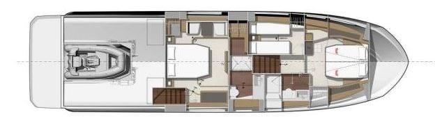 Prestige 590 Flybridge - 3 + 1 cab.	, picture 2