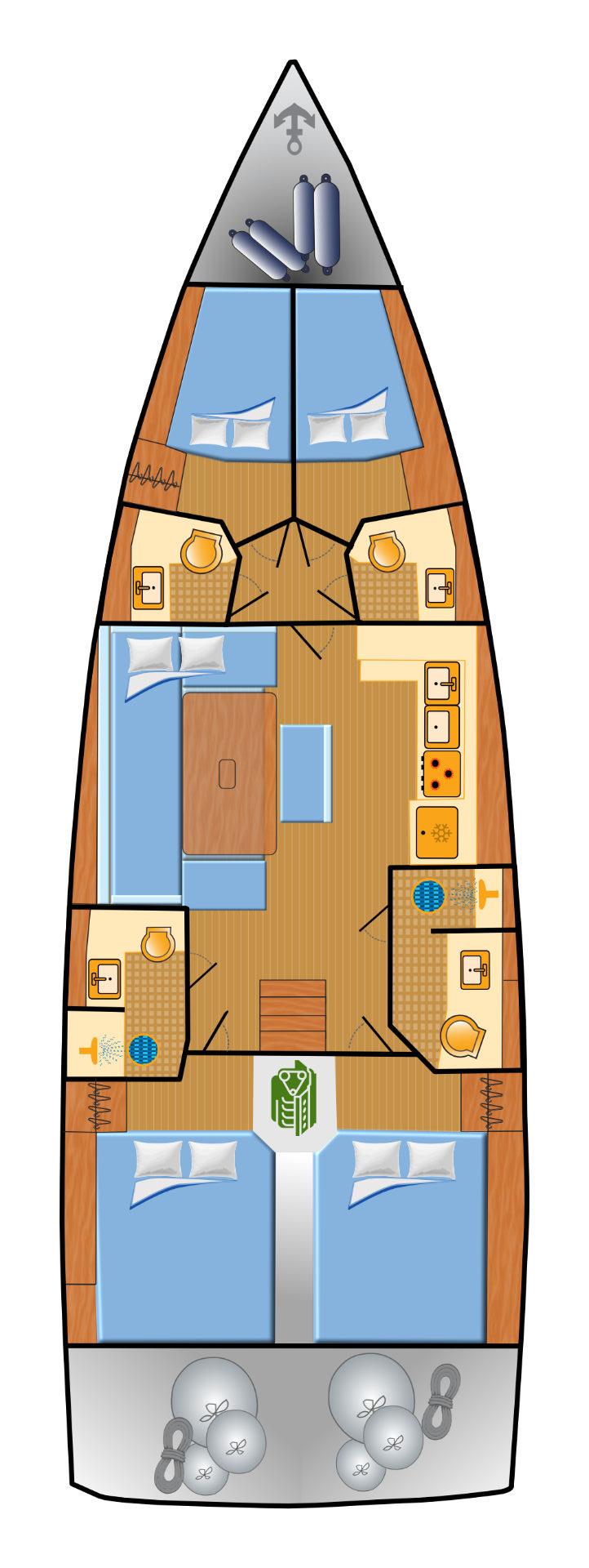 Dufour 470 - 4 cab., picture 2