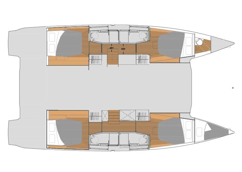 Fountaine Pajot Elba 45 - 5 cab., picture 2