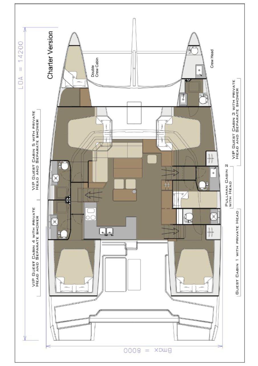 Dufour 48 Catamaran - 5 + 1 cab., picture 2