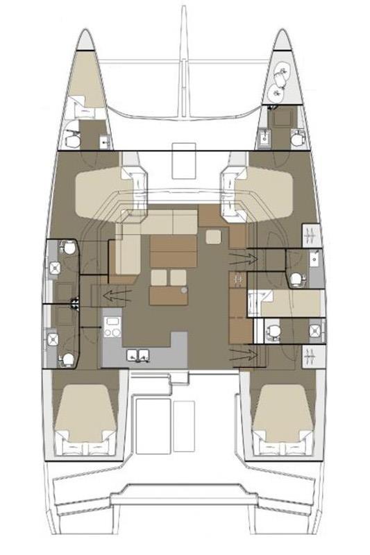Dufour 48 Catamaran - 5 + 1 cab., picture 2