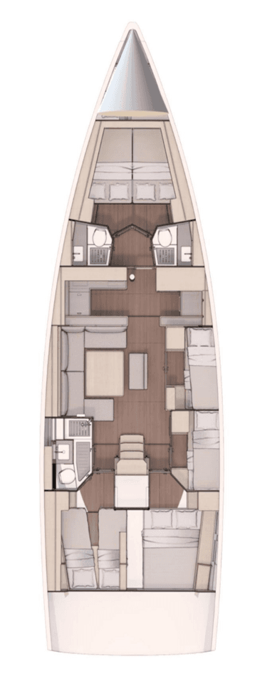 Dufour 530 - 6 cab., picture 2