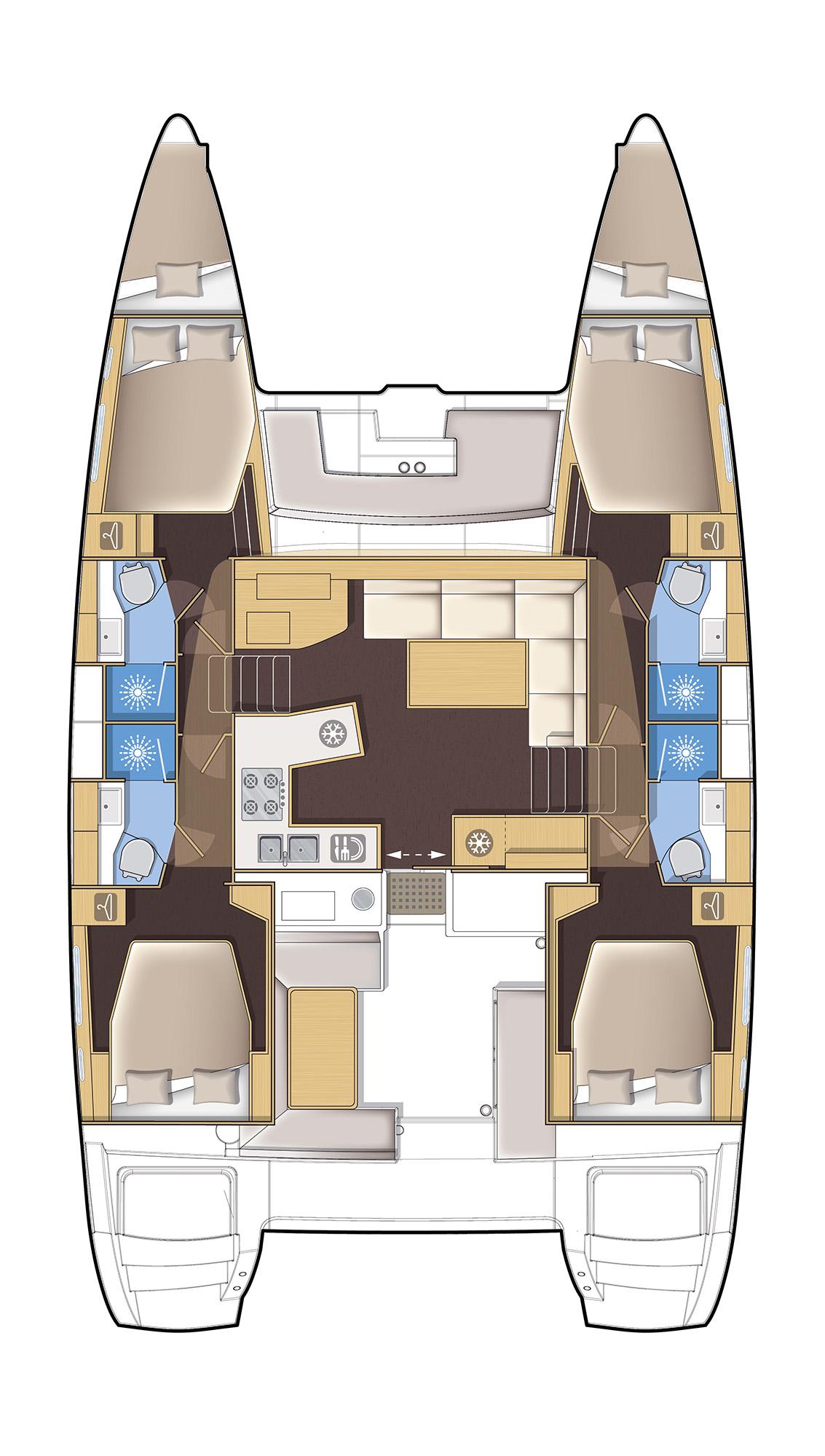 Lagoon 450 F - 4 + 2 cab., picture 2