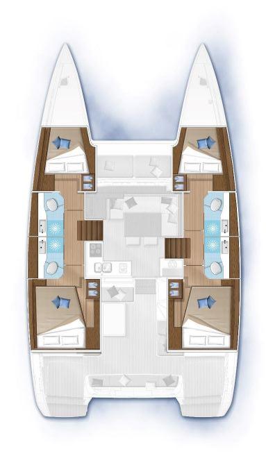 Lagoon 40 - 4 + 1 cab., picture 2