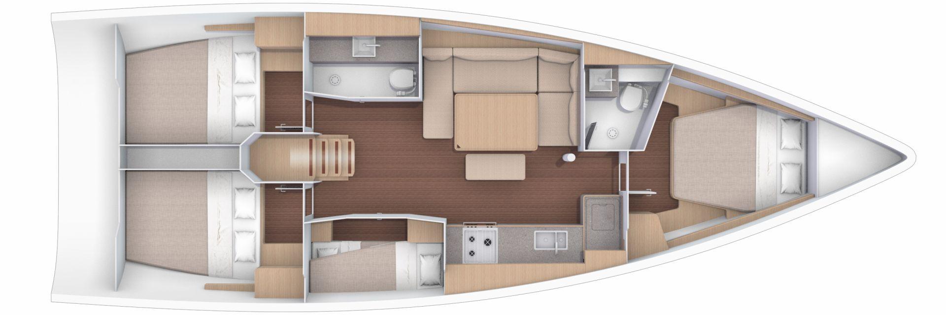 Dufour 430, picture 2