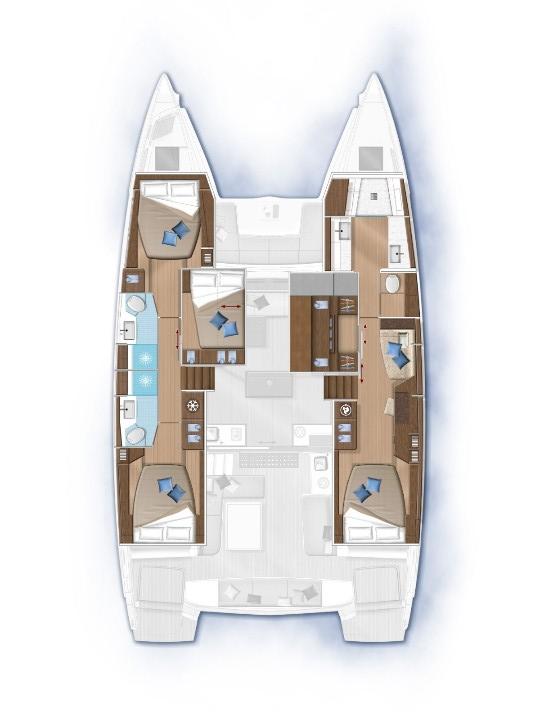 Lagoon 50 OW - 4 + 1 cab., picture 2