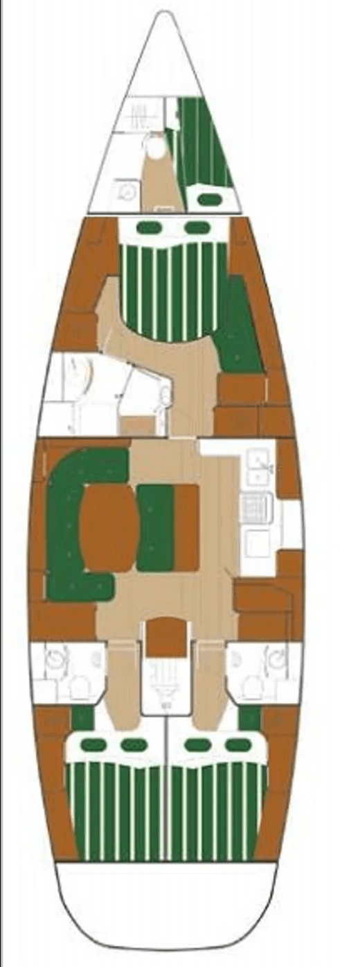 Beneteau 50 - 3 + 1 cab., picture 2