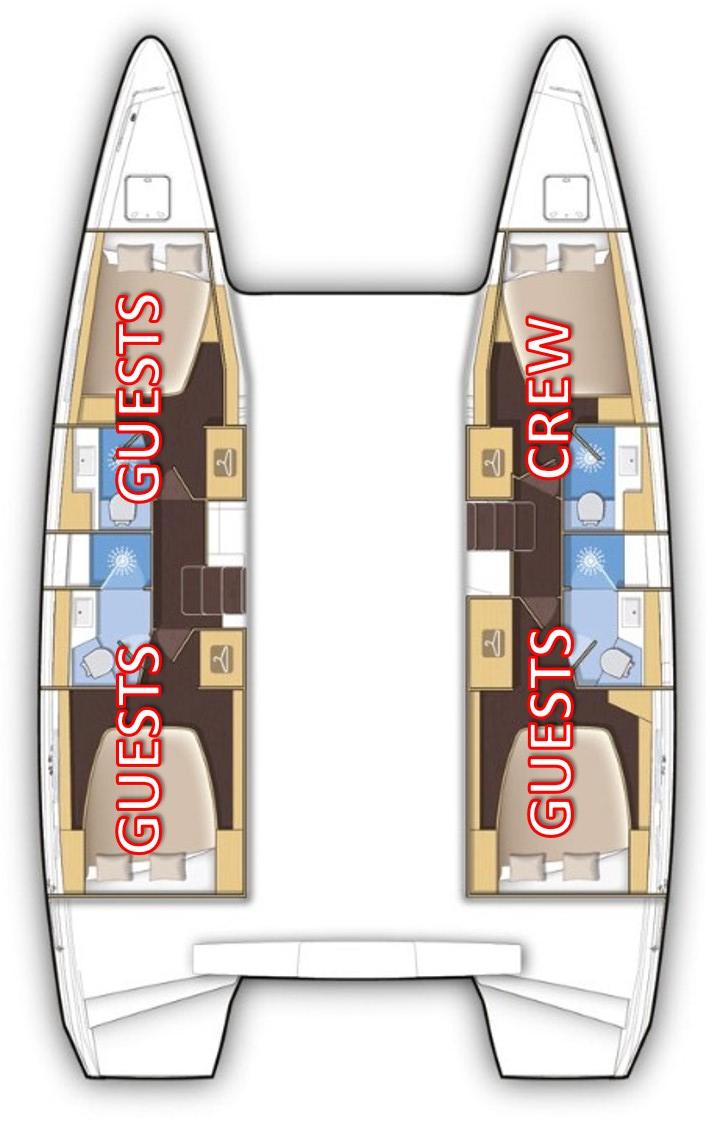 Lagoon 42 - 3 + 1 cab., picture 2
