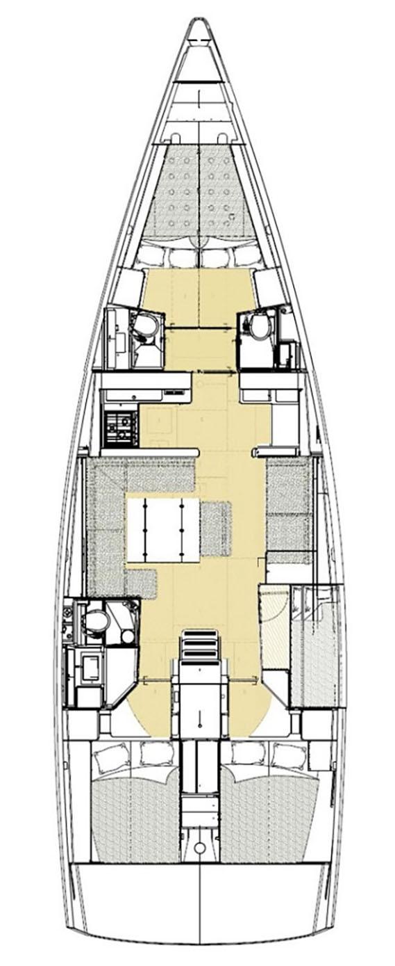 Dufour 520 GL - Warriors Tale , picture 2