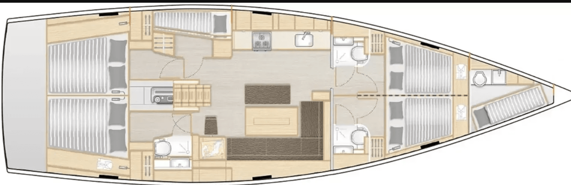 Hanse 508 - 5 cab., picture 2