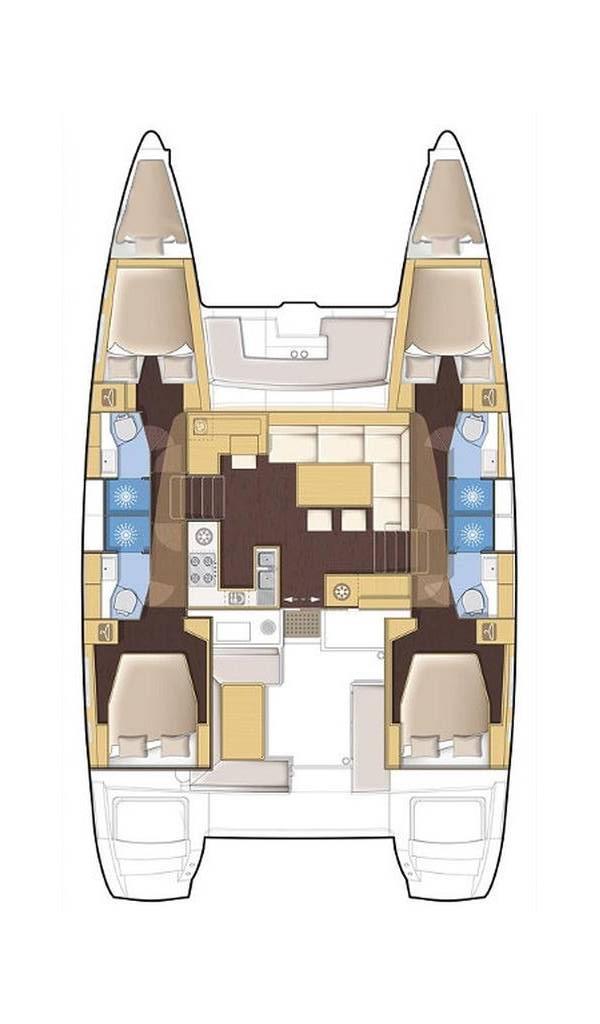 Lagoon 450 F - 4 + 2 cab., picture 2