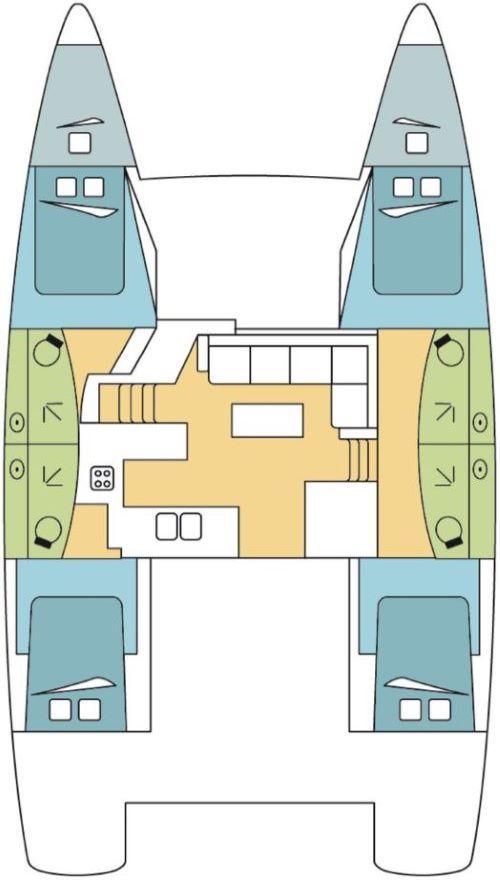 Fountaine Pajot Elba 45 - 4 + 2 cab. - SKIPPYCAT, picture 2