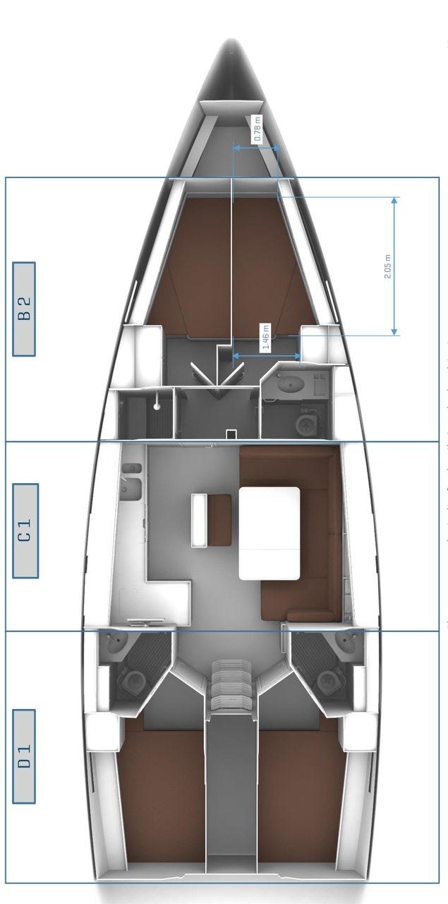 Bavaria Cruiser 46 - 4 cab., picture 2