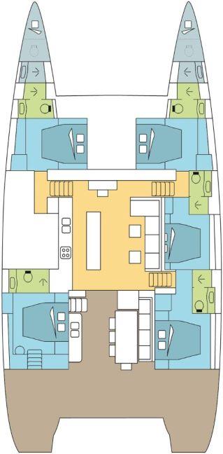 Lagoon 620 - 5 + 2 cab.	, picture 2
