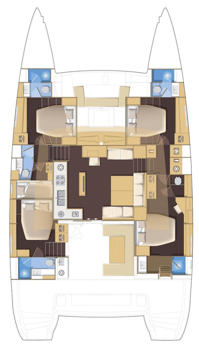 Lagoon 52 F - 5 cab., picture 2
