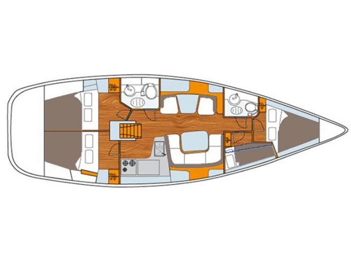Sun Odyssey 43, picture 2