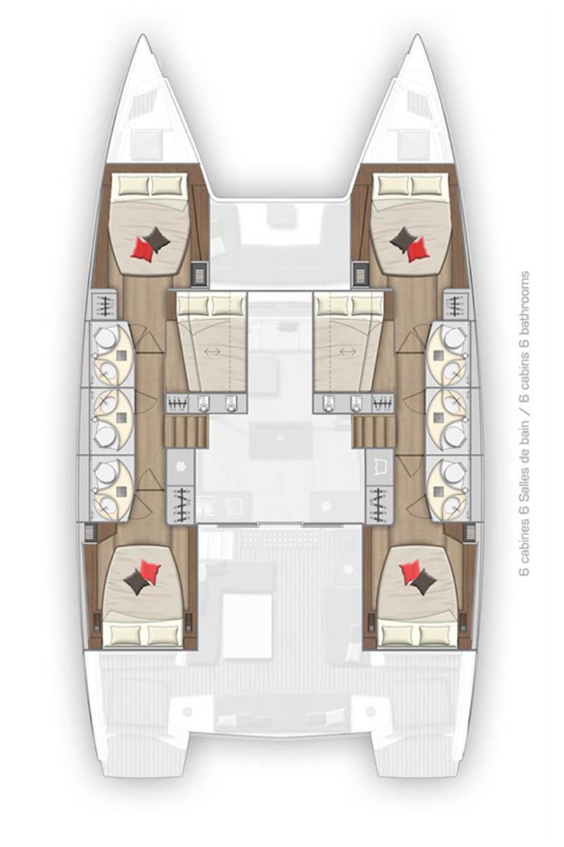 Lagoon 50 - 6 + 2 cab., picture 2