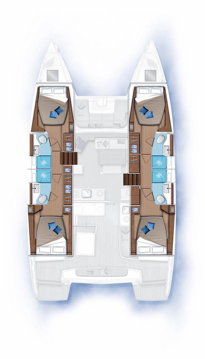 Lagoon 46 - 4 + 2 cab., picture 2