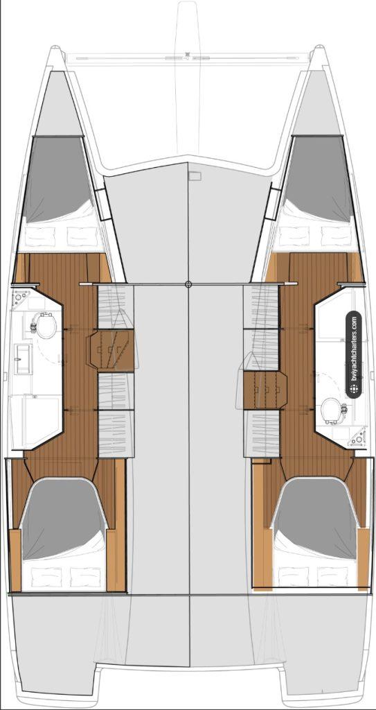 Fountaine Pajot Lucia 40 - 4 cab. - Infinite Blue, picture 2