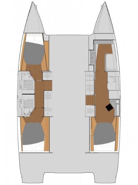 Fountaine Pajot Astrea 42 Maestro - Serene Blue, picture 2