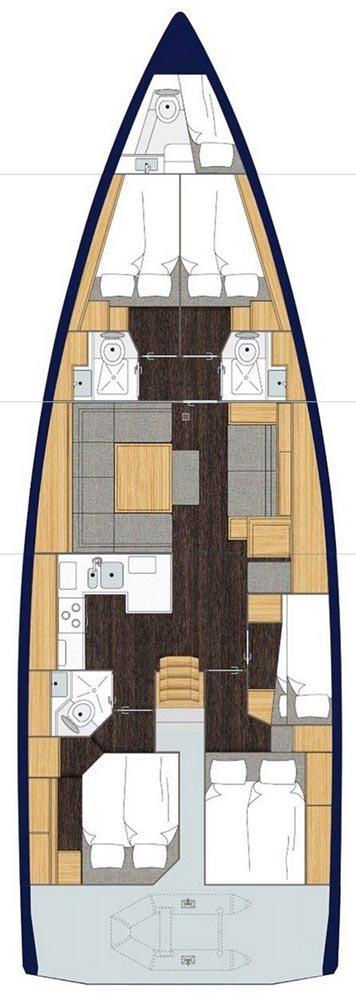 Bavaria C50 Holiday - 5 + 1 cab., picture 2