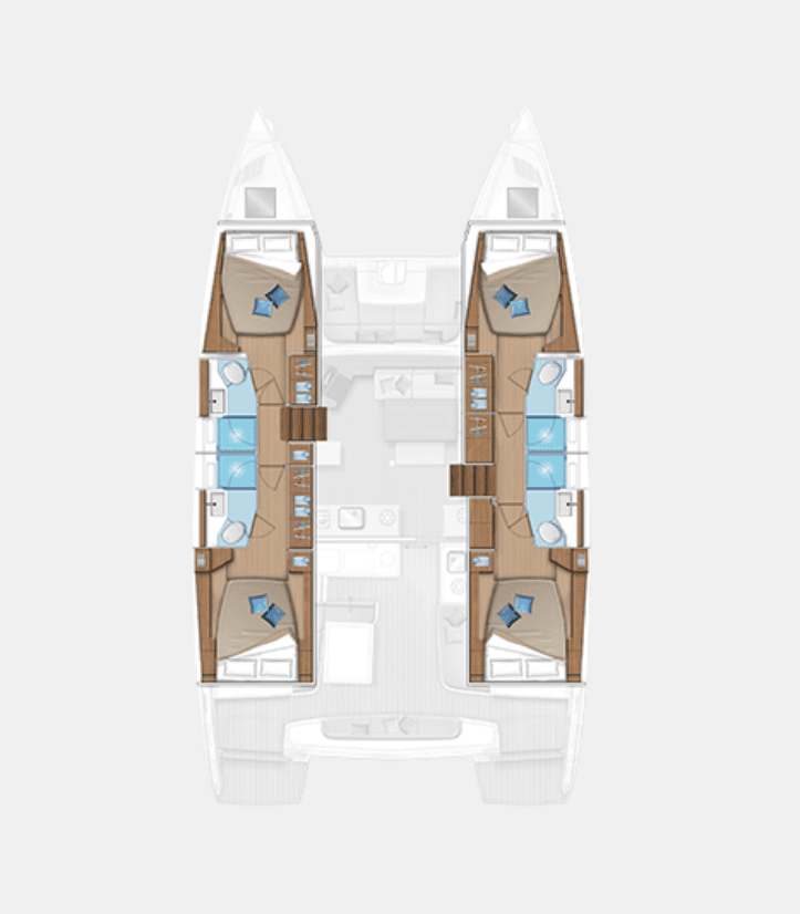 Lagoon 46 - 4 + 2 cab., picture 2