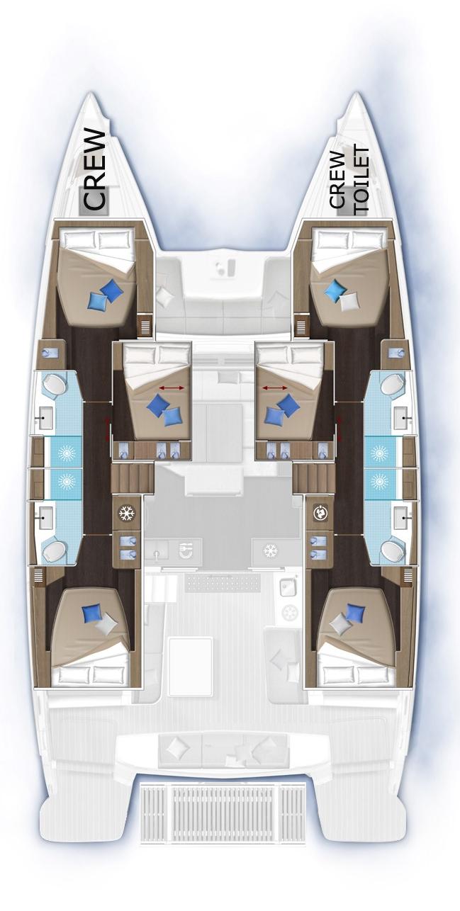 Lagoon 51 - 6 cab., picture 2