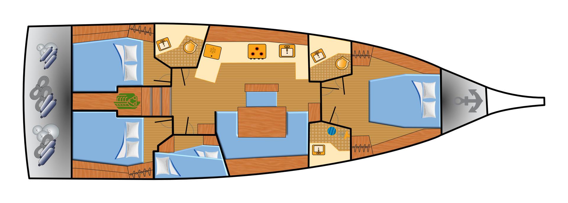Oceanis 46.1 - 4 cab., picture 2
