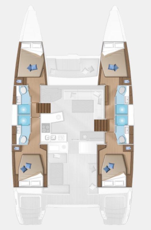 Lagoon 450 S - 4 + 2 cab., picture 2