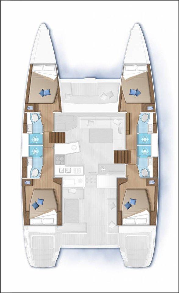 Lagoon 450 S - 4 + 2 cab., picture 2