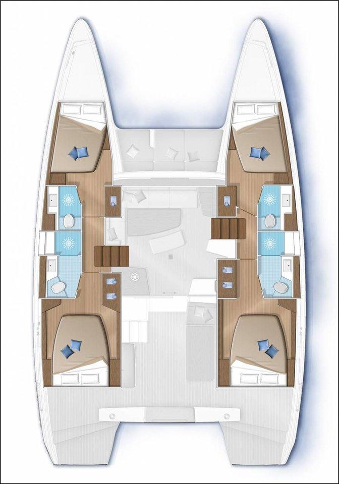 Lagoon 42 - 4 + 2 cab., picture 2