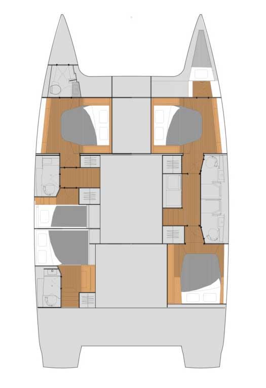 Fountaine Pajot Tanna 47 - 5 + 1 cab., picture 2