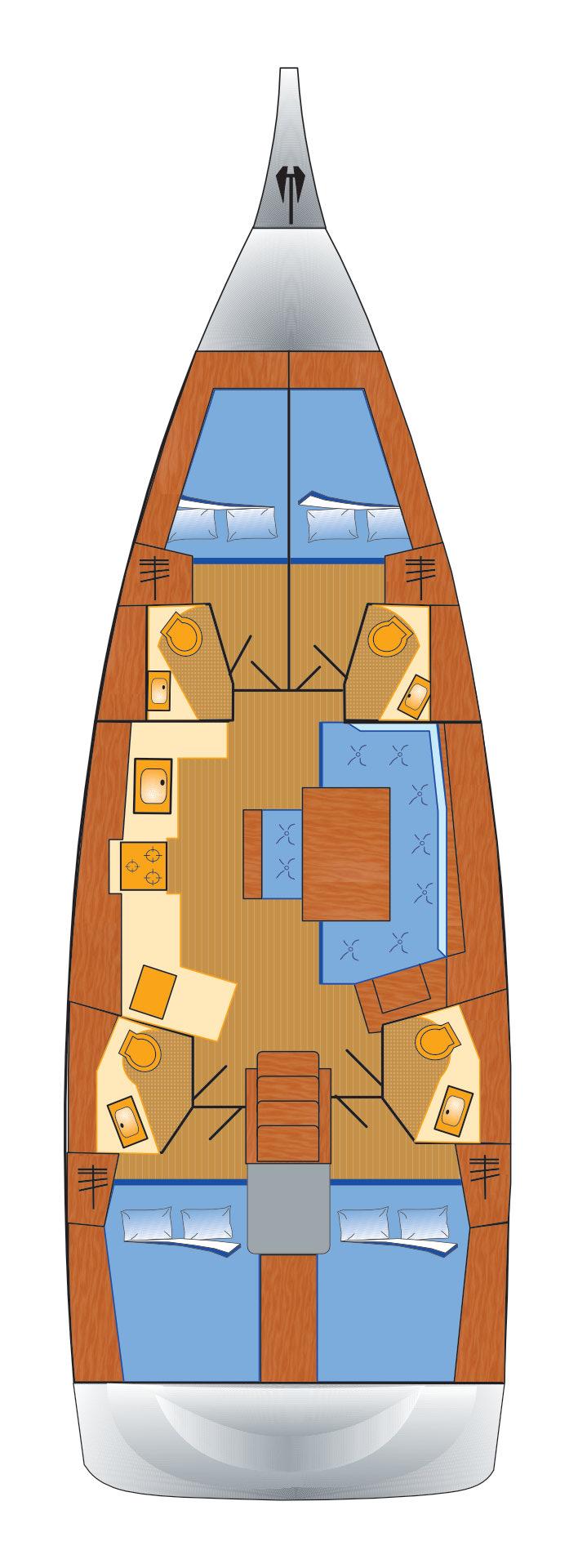Oceanis 46.1 - 4 cab., picture 2
