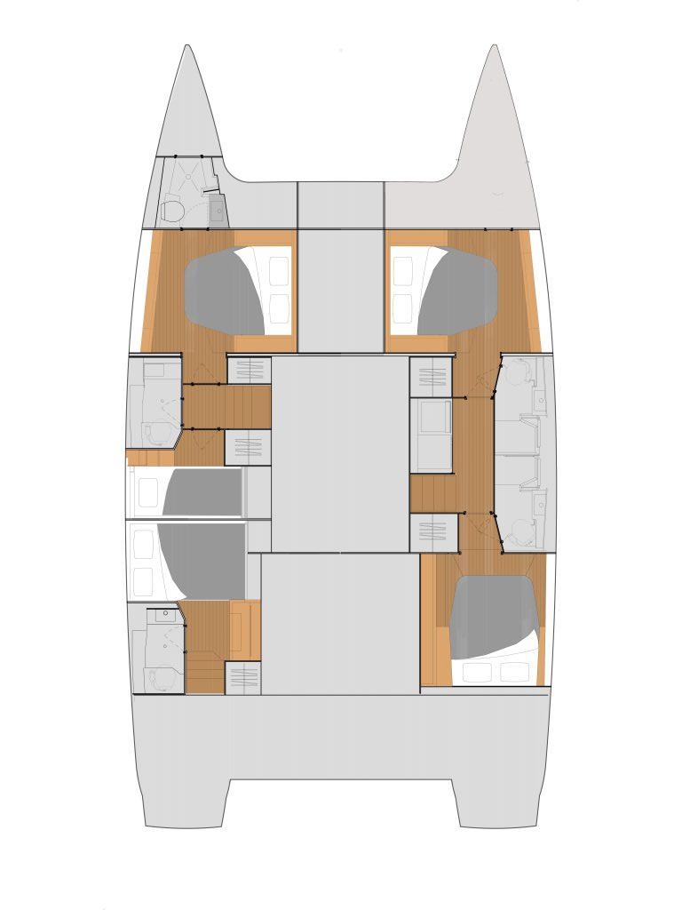 Fountaine Pajot Tanna 47 - 5 cab., picture 2