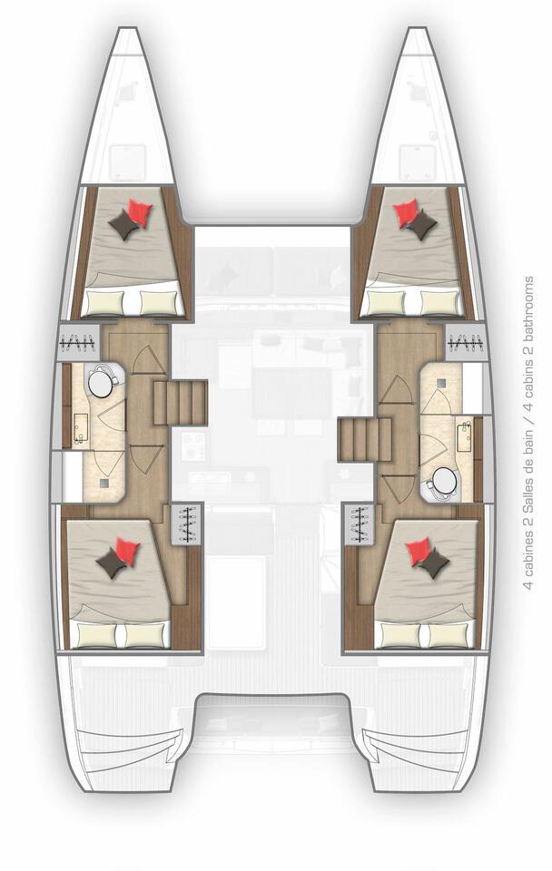 Lagoon 40 - 4 + 2 cab, picture 2