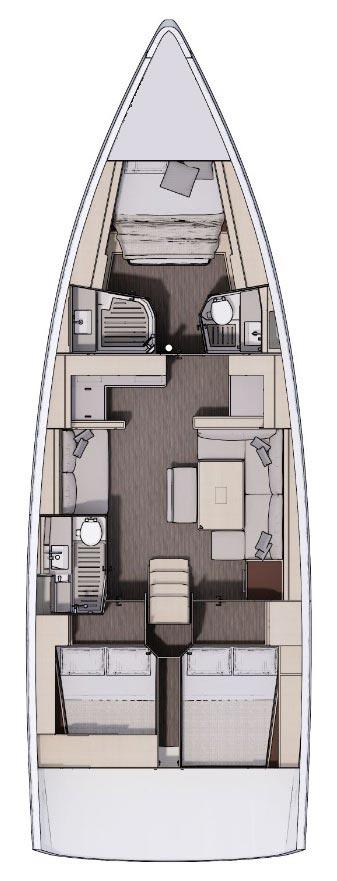 Dufour 470 - 3 cab., picture 2
