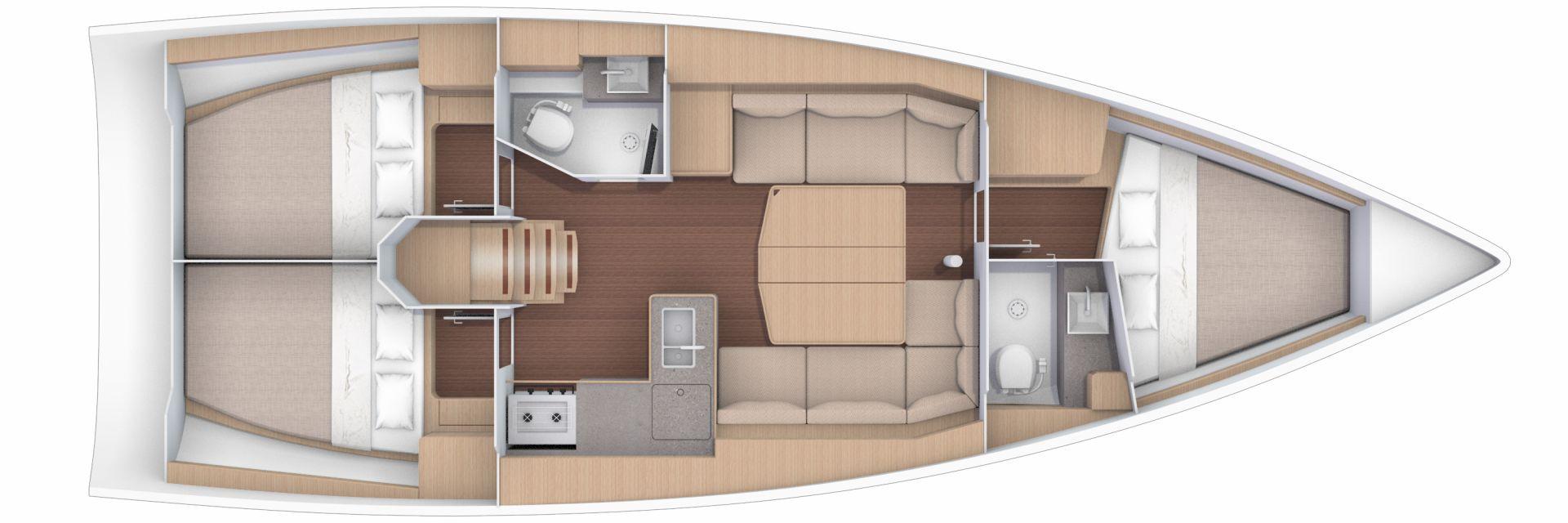 Dufour 390, picture 2