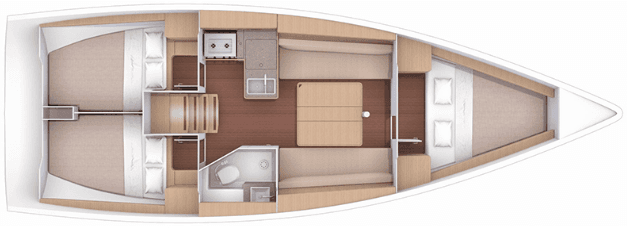 Dufour 360 GL - 3 cab., picture 7