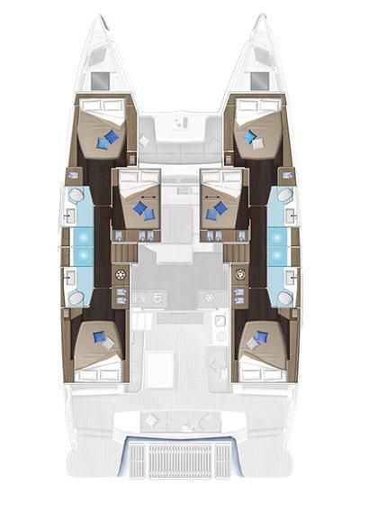 Lagoon 51 - 6 cab., picture 2