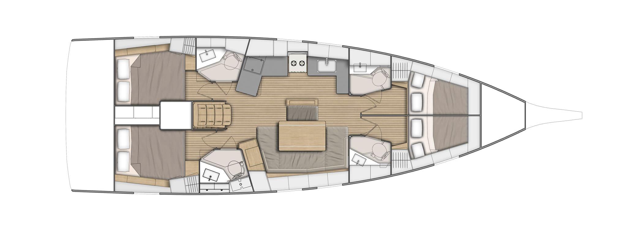 Oceanis 46.1 - 4 cab., picture 3