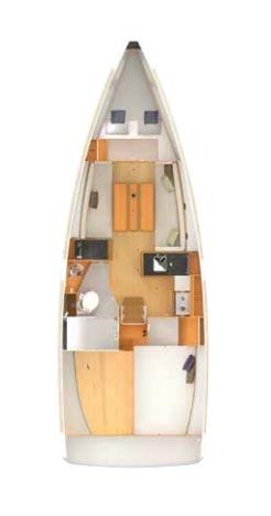 Sun Odyssey 349 - 2 cab., picture 2