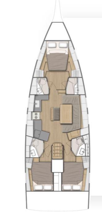 Oceanis 46.1 Performance Line - 3 cab., picture 2