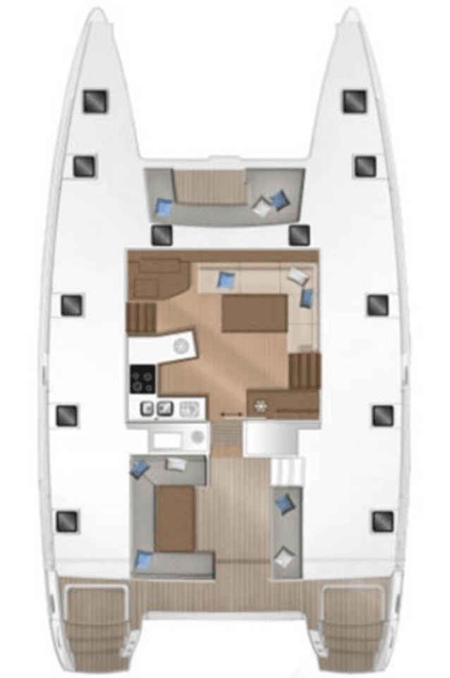 Lagoon 450 F - 4 + 1 cab., picture 2