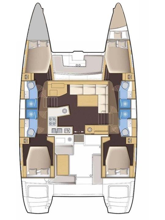 Lagoon 450 S - 4 + 1 cab. - Gecko, picture 2