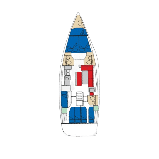 Jeanneau 54 - 5 + 1 cab.	, picture 2