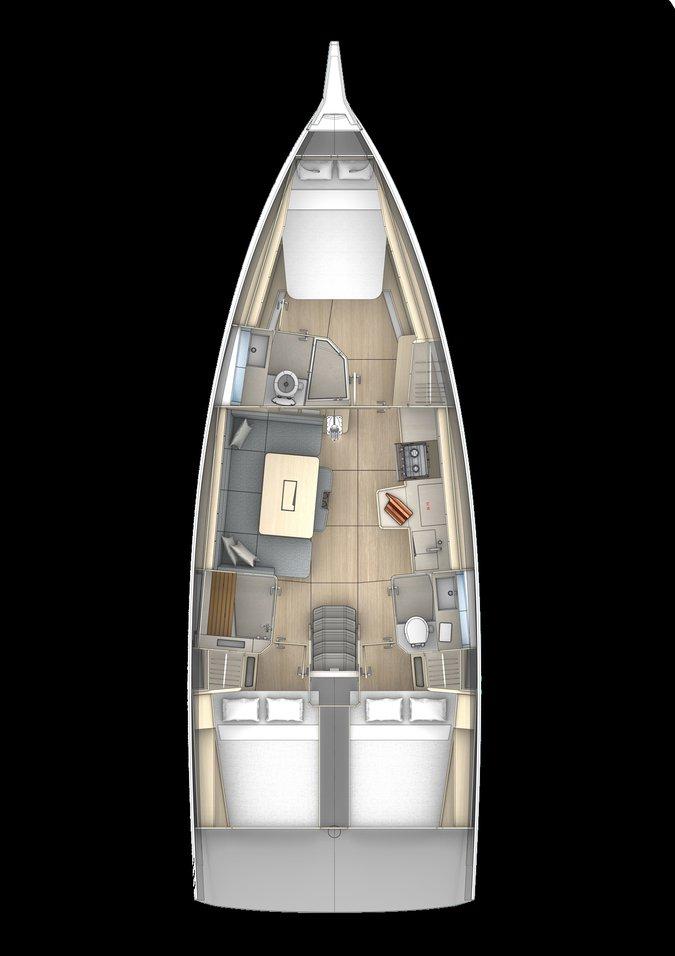 Dufour 430 - 3 cab. - Sunshine Daydream, picture 2