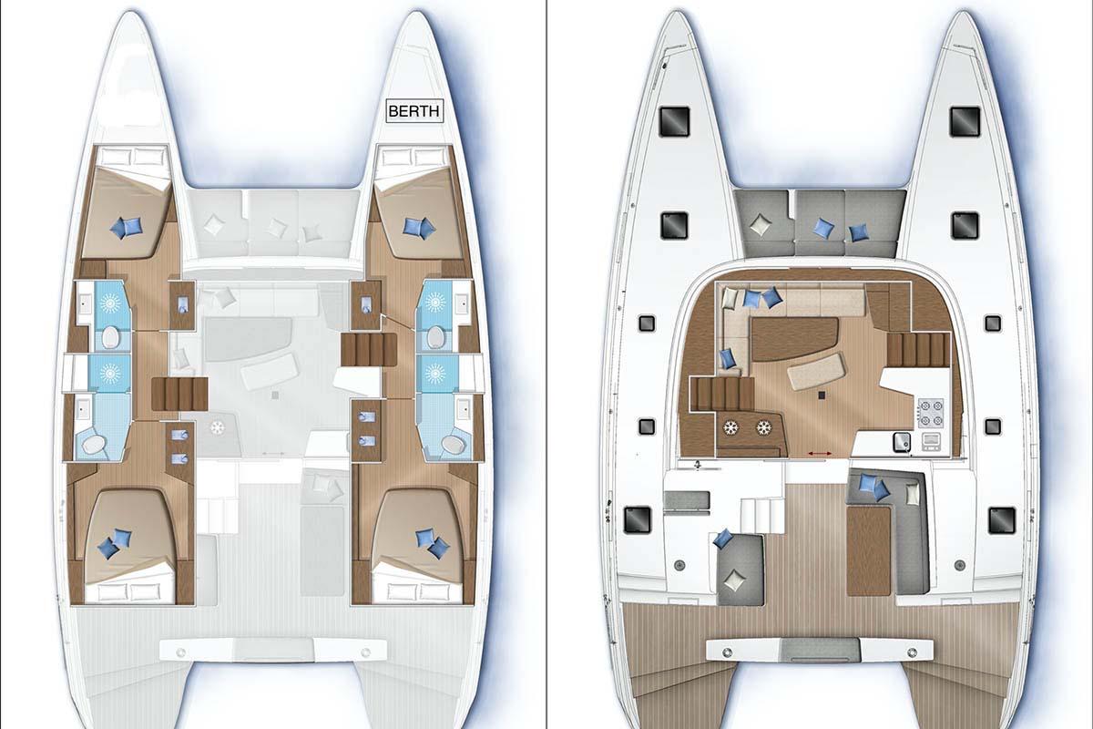 Lagoon 42 - 4 + 1 cab., picture 2