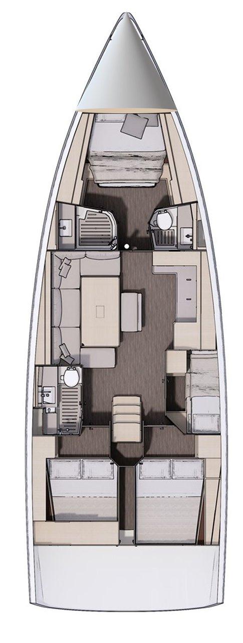 Dufour 470 - 4 cab., picture 2