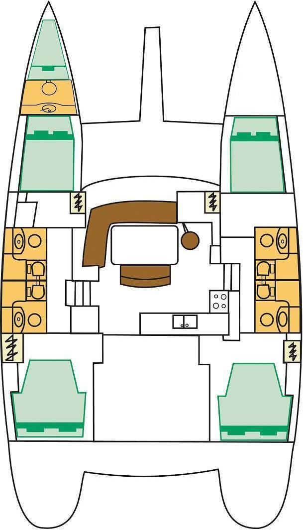 Lagoon 440 - 4 + 1 cab., picture 2