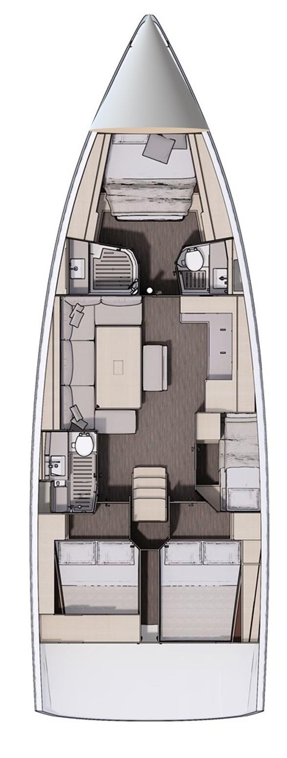 Dufour 470 - 4 cab., picture 2